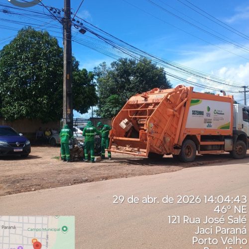 Coleta de lixo tem rotas reorganizadas para ampliar eficiência em Porto Velho