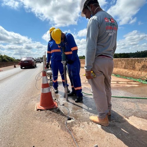 Obras seguem em ritmo acelerado nas pontes sobre o Rio Candeias, em Rondônia