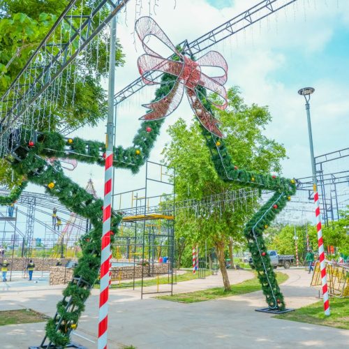 Parque da Cidade será aberto no próximo dia 10 com a inauguração da decoração natalina