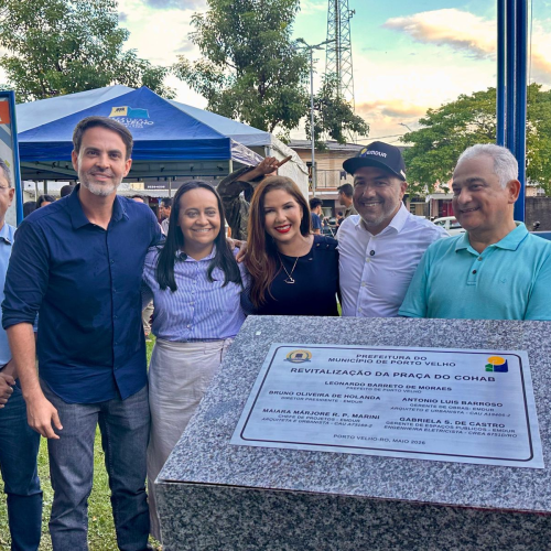 Deputada federal Cristiane Lopes celebra entrega da Praça Cohab e destaca mais de R$ 112 milhões para Porto Velho