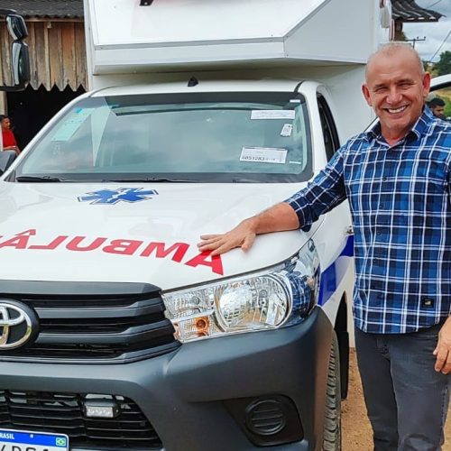 Nova Mamoré receberá terceira ambulância destinada pelo deputado Ezequiel Neiva