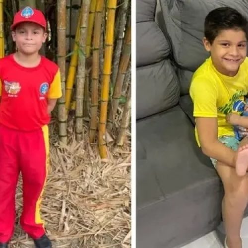 Menino de 9 anos salva irmã de 1 ano de engasgo, após aprender técnica em curso de Bombeiros