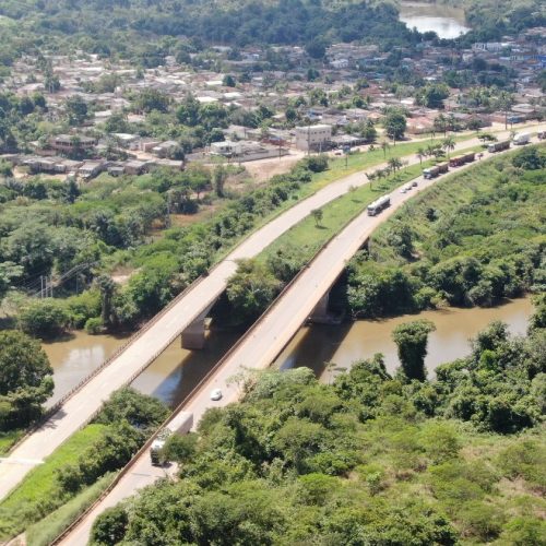Travessia da ponte sobre o Rio Candeias será interditada para veículos pesados neste fim de semana