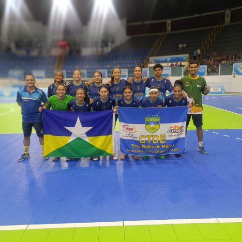 Com articulação da FEERO, Rondônia conquista ouro histórico no futsal feminino escolar sub-18