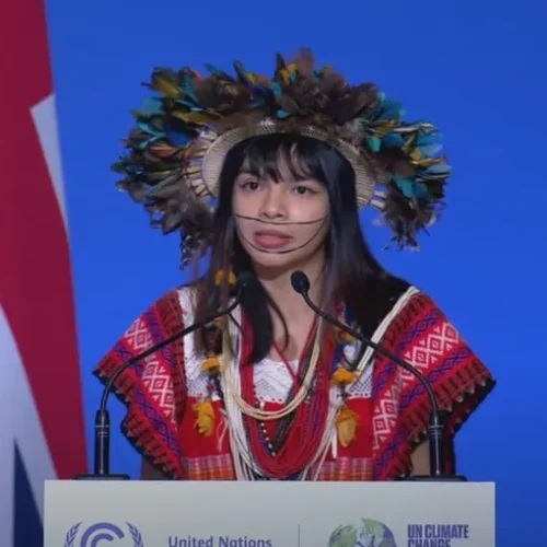 Txai Suruí é escolhida para integrar grupo de jovens da ONU sobre clima